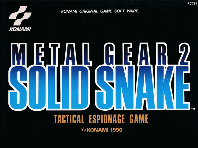 Metal Gear 2: Solid Snake