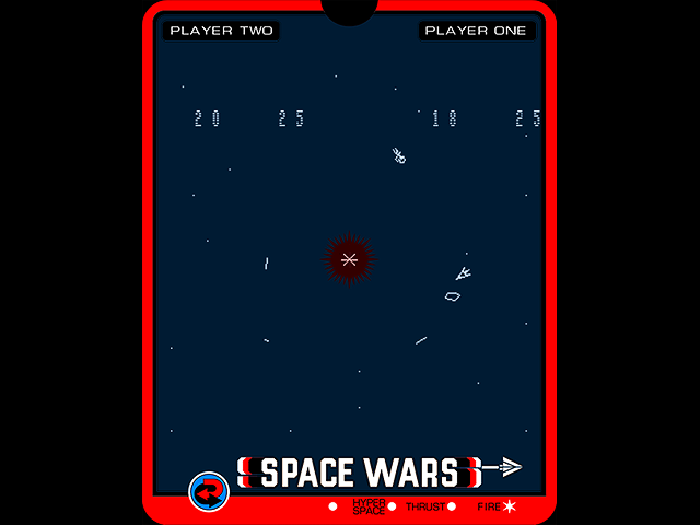 Space Wars - (1977) - Arcade - gameplay HD 