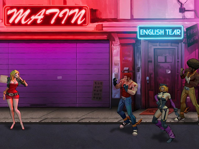 Double Dragon Neon