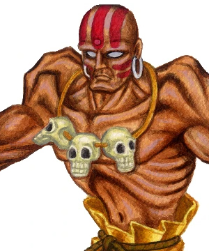 Dhalsim's Skull Garland