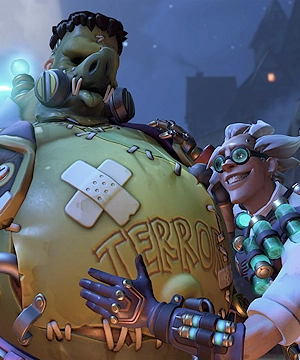 Junkrat & Roadhog Junkrat & Roadhog as Dr. Junkenstein and his Monster