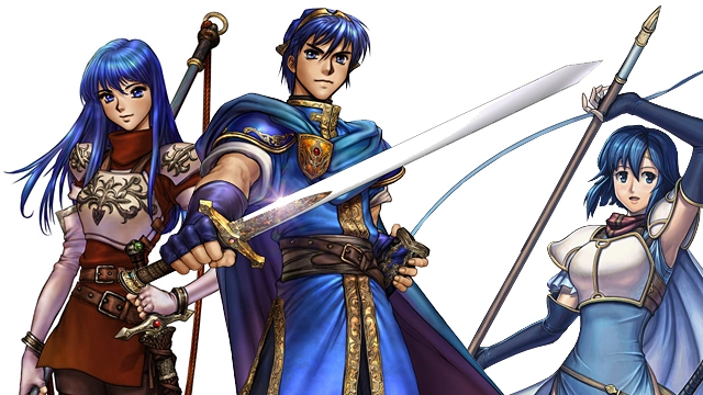 Marth, Caeda, and Catria Marth,